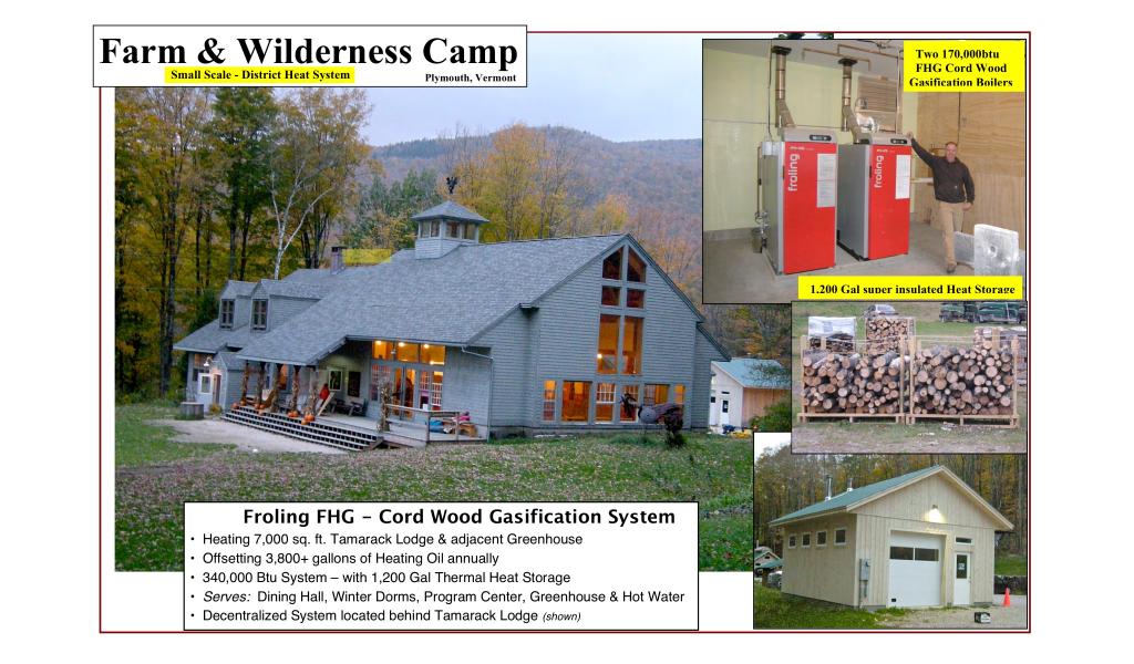 Farm & Wilderness - Cord Wood System, 